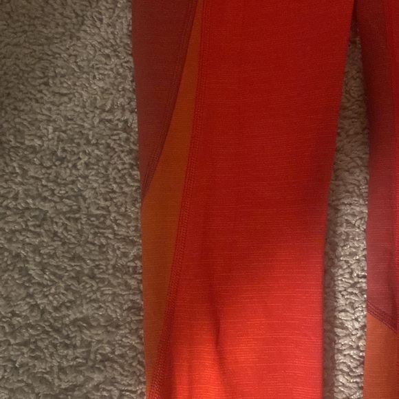 OV Tech sweat 7/8 zoom legging in ruby/currant/brick - Picture 2 of 4